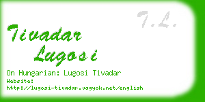 tivadar lugosi business card